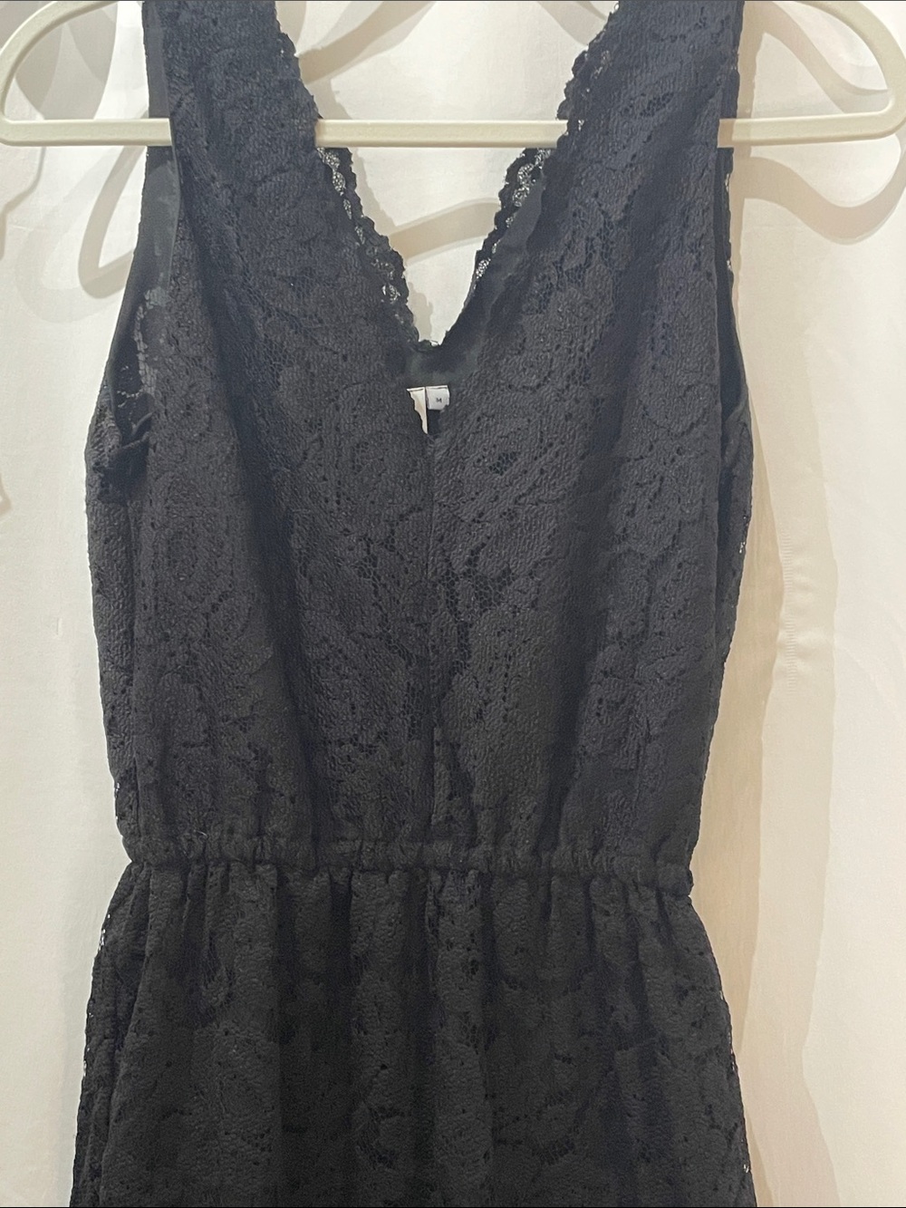 Michael Stars Black Lace V-Neck Mini Dress - Picture 4 of 5